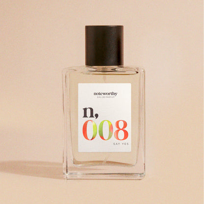 Noteworthy n,008 Eau De Parfum | Say Yes | Pear Gardenia Sandalwood Fragrance