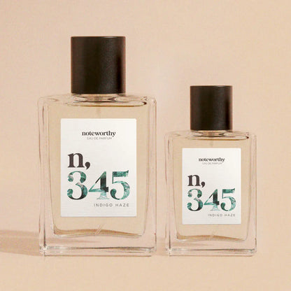 Noteworthy n,345 Eau De Parfum | Indigo Haze | Citrus, Lavender, Patchouli Fragrance
