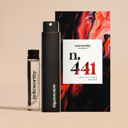 Noteworthy n,441 Eau De Parfum | Crystallized Woods | Spices Musk Amber Fragrance