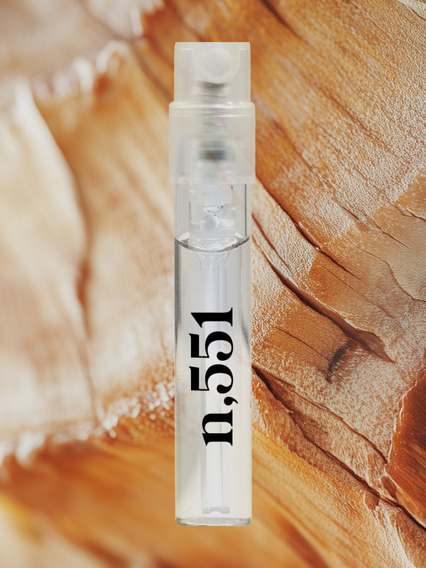 n,551 Sample | Amber, Sandalwood, Lily of the Valley