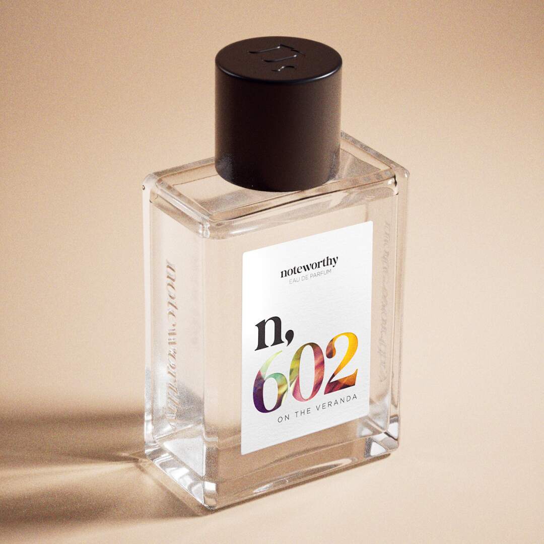 Noteworthy n,602 Eau De Parfum | On the Veranda | Baises Rose, Jasmine, Floral Fragrance