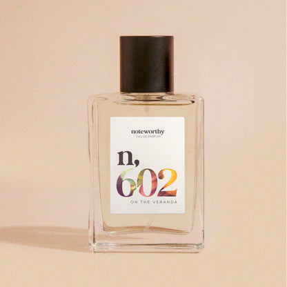 Noteworthy n,602 Eau De Parfum | On the Veranda | Baies Roses, Jasmine, Floral Fragrance