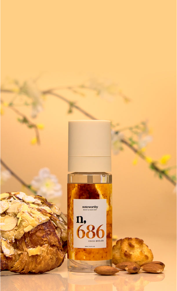 n,686 Coco Brûlée Body & Hair Mist – Almond Blossom & Caramel