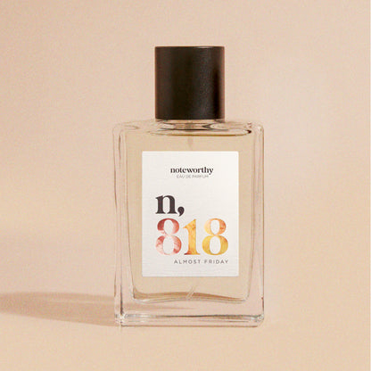 Noteworthy n,818 Eau De Parfum | Almost Friday | Jasmine Milk Woods Fragrance