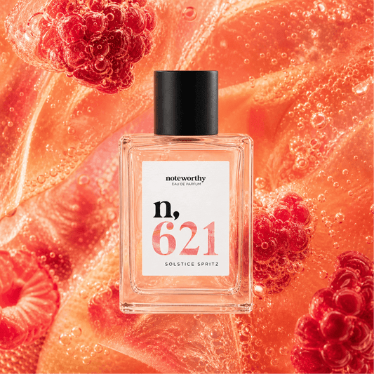 Noteworthy n,621 Eau De Parfum | Solstice Spritz | Raspberry, Melon Water, and Vanilla Fragrance