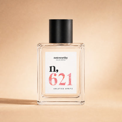 Noteworthy n,621 Eau De Parfum | Solstice Spritz | Raspberry, Melon Water, and Vanilla Fragrance
